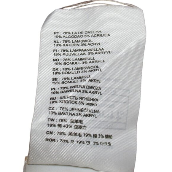 Carhartt WIP Anglistic Crewneck Sweater Mens XS Duck Brown Wool-Blend Heritage - Picture 5 of 8